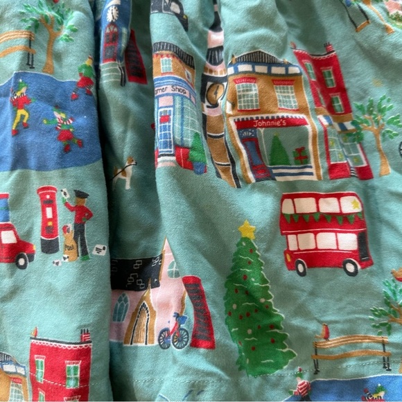 Mini Boden Green and Pink Scenic Skirt - Picture 4 of 6